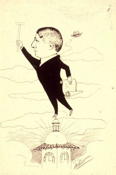 Kirtland Kelsey Cutter Caricature 1904